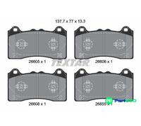 TEXTAR DISC BRAKE BRAKE PAD SET 2660501 FOR FORD