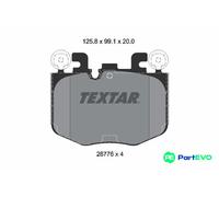TEXTAR DISC BRAKE BRAKE PAD SET 2677601