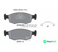 TEXTAR DISC BRAKE BRAKE PAD SET 2678601