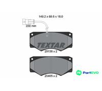 TEXTAR DISC BRAKE BRAKE PAD SET 2913801