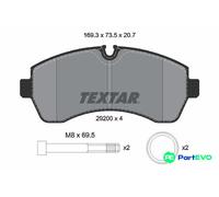TEXTAR DISC BRAKE BRAKE PAD SET 2920006