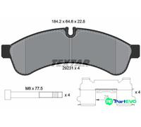 TEXTAR DISC BRAKE BRAKE PAD SET 2923101