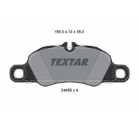 TEXTAR Disc Brake Brake Pad Set Front Axle Braking Fits Porsche 911 2445902