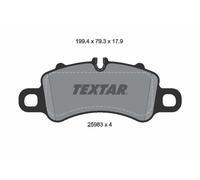 TEXTAR 2598303 Brake pad set