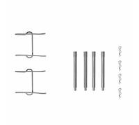 Disc Brake Pad Accessory Kit Rear Fits Mercedes-Benz Peugeot TEXTAR 82039700