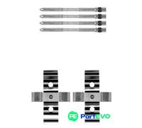 TEXTAR DISC BRAKE PAD ACCESSORY KIT 82518000 FOR RENAULT VAUXHALL ABARTH
