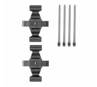 Textar Brake Pad Accessory Fitting Kit Front fits Mercedes-Benz