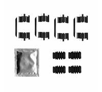Disc Brake Pad Accessory Kit Front Fits Opel Karl Vauxhall Viva TEXTAR 82549100