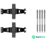 TEXTAR DISC BRAKE PAD ACCESSORY KIT 82551400 FOR MERCEDES-BENZ