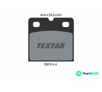 TEXTAR DISC PARKING BRAKE BRAKE PAD SET 2061005 FOR AUDI JAGUAR ASTON MARTIN