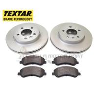 Textar Front 2 Brake Discs And Pads For Volkswagen VW Amarok 2.0 TDi 2010-2018