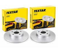 Textar Front 2x Brake Discs 290mm Solid Fits Suzuki X-90 Vitara 96058796 Coated