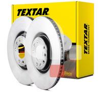 Textar Front Brake Discs Kit Ford Focus Kuga Ecosport Tourneo Transit