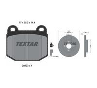 Textar Front Brake Internally Vented Discs & Pads fits Lotus Elise 1995-2000 1.8