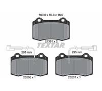 Brake Pads Set 2138103 Front Textar 71770978 71772533 77362239 9947643 9949509