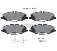 Textar Front Brake Pad Set fits Land Rover Defender 2024 on 3.0