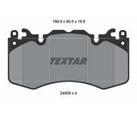 Textar Front Brake Pad Set fits Land Rover Defender 2024 on 3.0