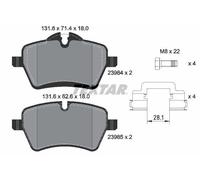 Textar Front Brake Pad Set Fits Mini Mini Mini Clubman Mini Clubvan Mini C