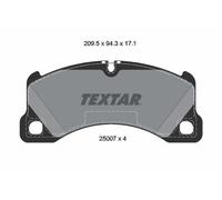 TEXTAR 2500701 Brake Pad Set for Disc Brake