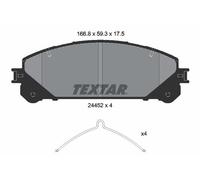 Textar Brake Pads 2445201 Genuine OE Front Full Set of 4 for Lexus Toyota