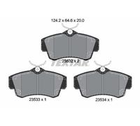 Textar Front Brake Pad Set For Chrysler Dodge Neon Pt Cruiser