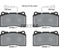 Genuine OE Textar Brake Pads Full Set Of 4 Front 2375601