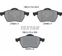 Textar Front Brake Pads fits Audi A4 VW Passat FWD B5 8D2 2162402