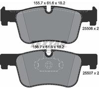 Textar Front Brake Pads fits BMW 1 Series 3 4 RWD F20 2550601