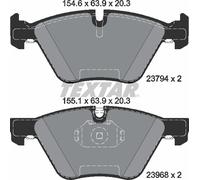 Brake Pad Set For Disc Front Teves System Fits BMW 3 Series X1 Z4 TEXTAR 2379401
