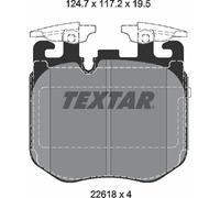 Textar Front Brake Pads fits BMW 7 Series 5 6 Rolls-Royce Phantom X5 8 3 X7 X3
