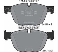 For BMW Genuine OE Textar Brake Pads Full Set Of 4 Front 2417001