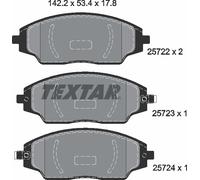 For Chevrolet Genuine OE Textar Brake Pads Full Set Of 4 Front 2572201