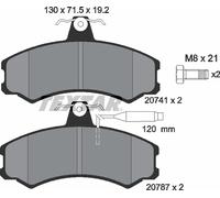 Textar Front Brake Pads fits Citroën C25 Peugeot J5 Fiat Ducato