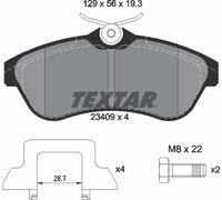 Textar Car Brake Pad Front Accessories For Citroën 2340902