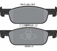 Textar 2252501 Front Disc Brake Pad Set Fits Dacia Renault