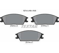 Textar Front Brake Pads fits Hyundai Accent Honda Accord Lantra Pony / Excel S