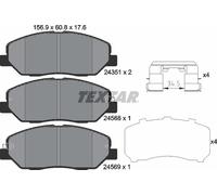 Genuine OE Textar Brake Pads Full Set Of 4 Front 2435101