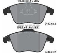 TEXTAR 2412301 Brake pad set