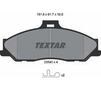 Front Brake Pad Set For Disc For Ford Ranger Mazda B-Series BT-50 TEXTAR 2354001