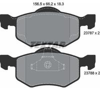 Textar 2378701 Front Axle Disc Brake Pad Set Fits Ford Mazda