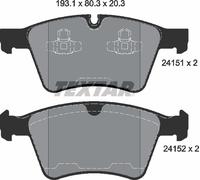 For Mercedes Genuine OE Textar Brake Pads Full Set Of 4 Front 2415101
