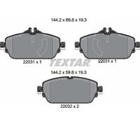 Textar Front Brake Pads fits Mercedes-Benz GLA-Class C-Class E-Class 2203101