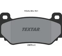 Brake Pads Full Set Of 4 Front 2367901 Textar MG