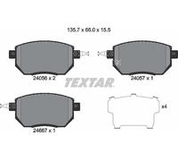 Brake Pads Set 2405601 Front Textar 410607Y090 41060AT30J 41060CA092 41060CG090