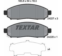 For Nissan Genuine OE Textar Brake Pads Full Set Of 4 Front 2422701