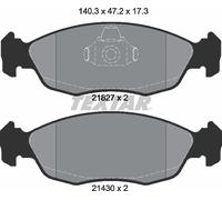 Textar Front Brake Pads fits Peugeot 106 306 Citroën Saxo Xsara Van 205 2182702
