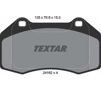 Textar Front Brake Pads fits Renault Megane Clio FWD III DZ0/1_ 2416201