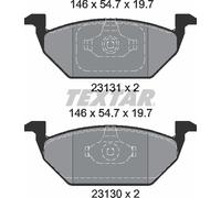 Textar Front Brake Pads fits Seat Ibiza VW Golf Plus Audi A3 Jetta Skoda