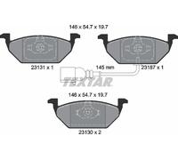 Textar Front Brake Pads fits Seat Leon VW Golf Plus Skoda Octavia Audi A3