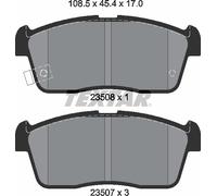 For Nissan Suzuki Genuine OE Textar Brake Pads Full Set Of 4 Front 2350801